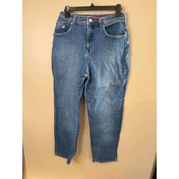 SOLD  Gloria Vanderbilt‎ Women's Taper Jeans size 12 Short straight leg taper - Picture 3 of 8